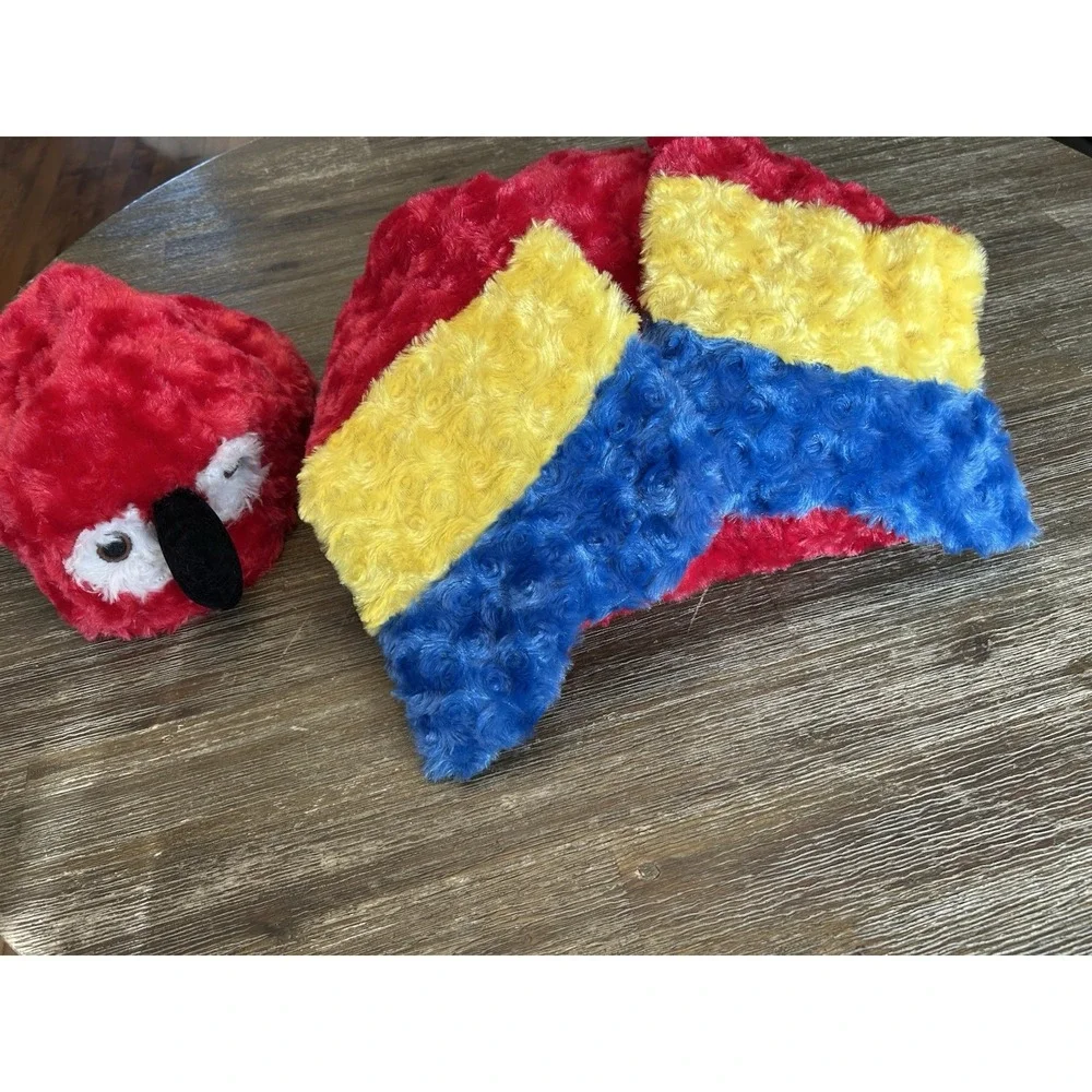 Underwraps Kids Medium Plush Parrot Costume Red Bird Hood Wings Halloween
